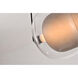 Canada LED 10 inch Smoke & Clear & Black LED Pendant Ceiling Light