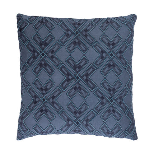 Subira 18 X 18 inch Navy/Aqua Pillow Kit