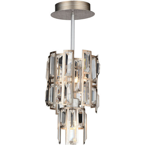 Quida 3 Light 6 inch Champagne Down Chandelier Ceiling Light