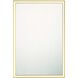 Nixon 36 X 24 inch Anodized Gold LED Mirror