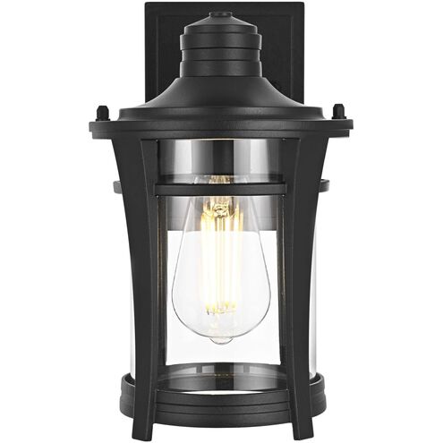 Artemis 1 Light 11 inch Black Outdoor Wall Sconce