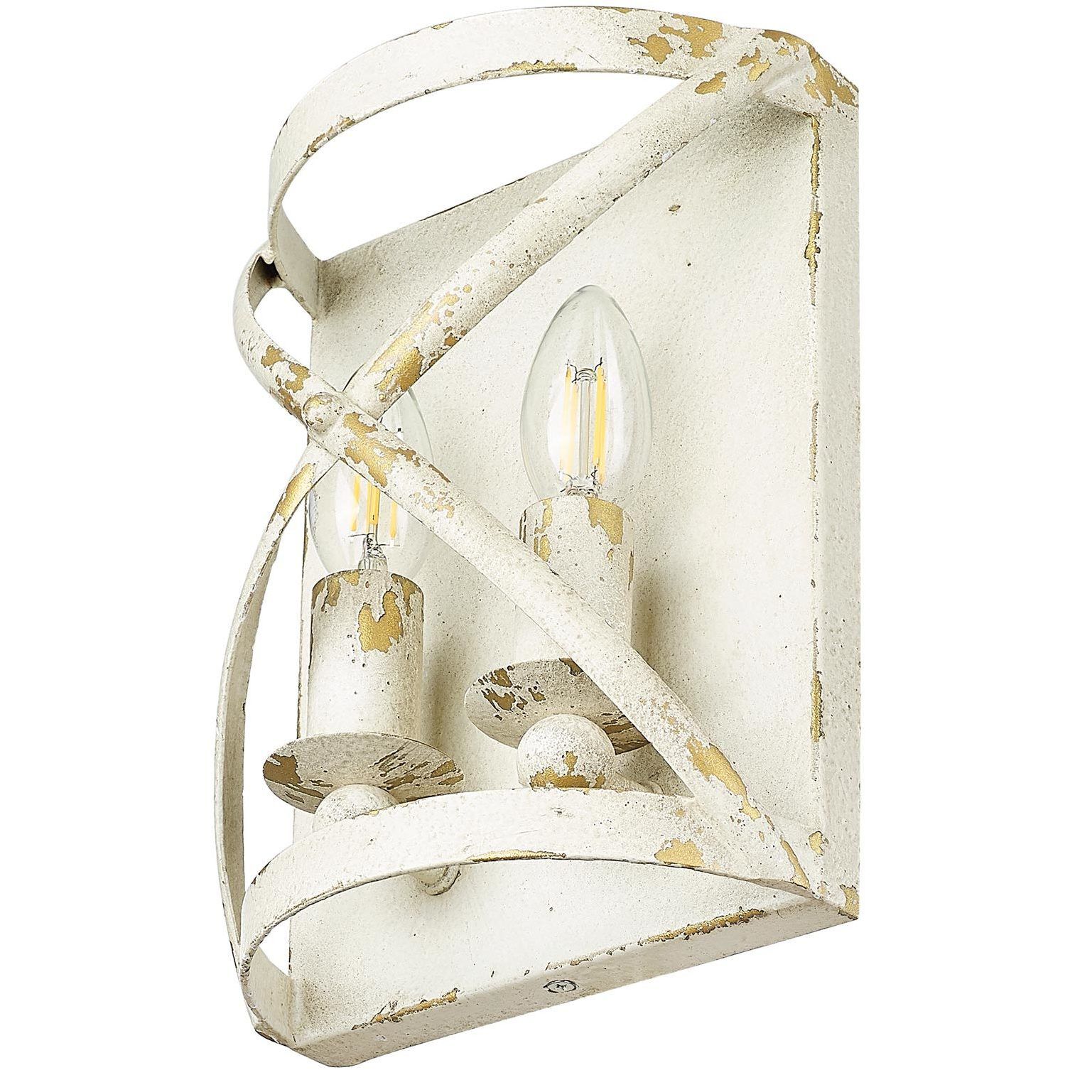 Alcott 2 Light 7.13 inch Antique Ivory Wall Sconce Wall Light