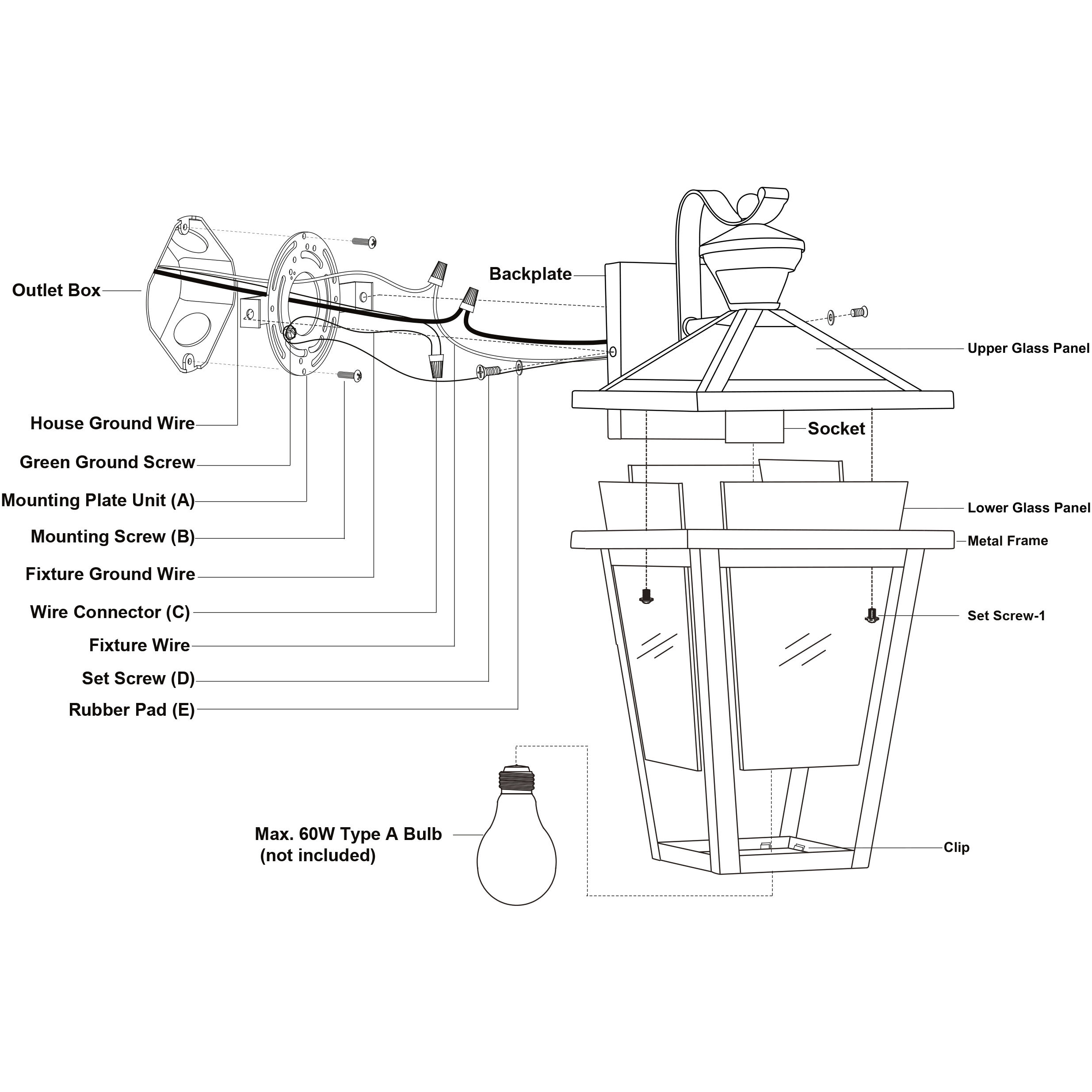 Derby Matte Black Outdoor Motion Sensor