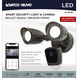 Starfish LED 8.46 inch Bronze Outdoor Security Light