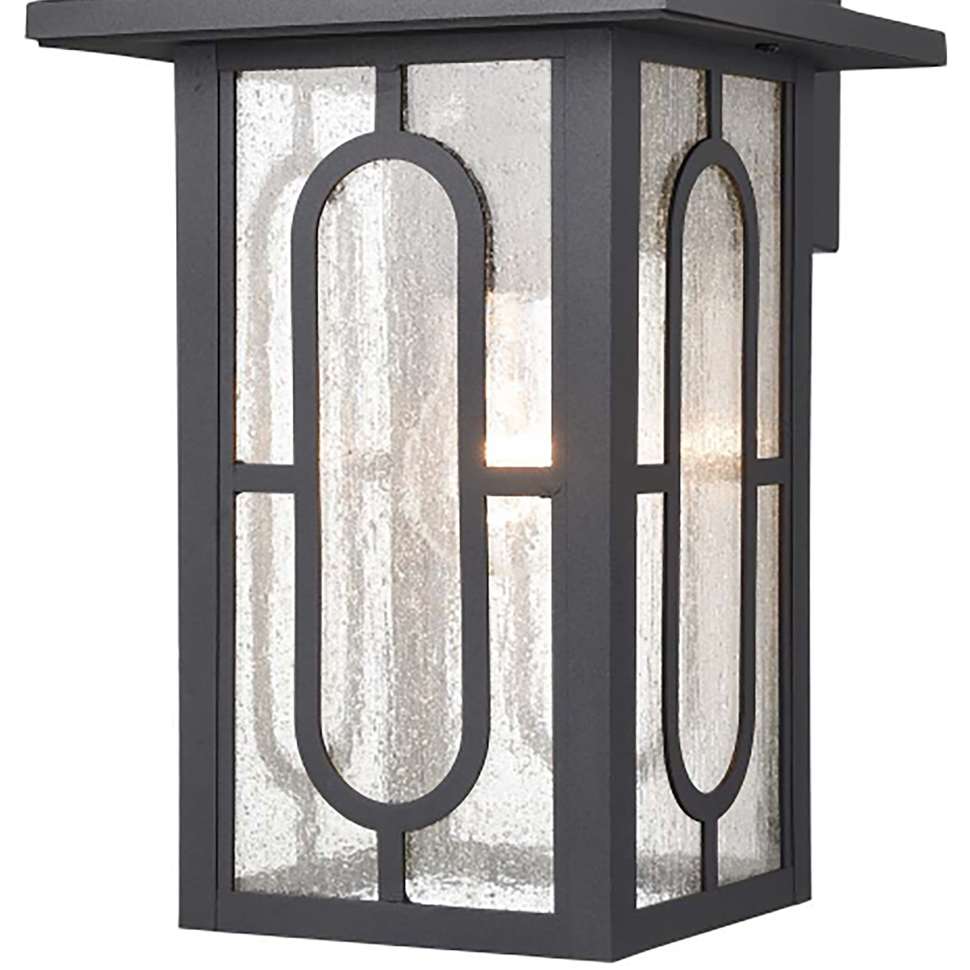 Parkdale 1 Light 14.5 inch Black Outdoor Wall Sconce