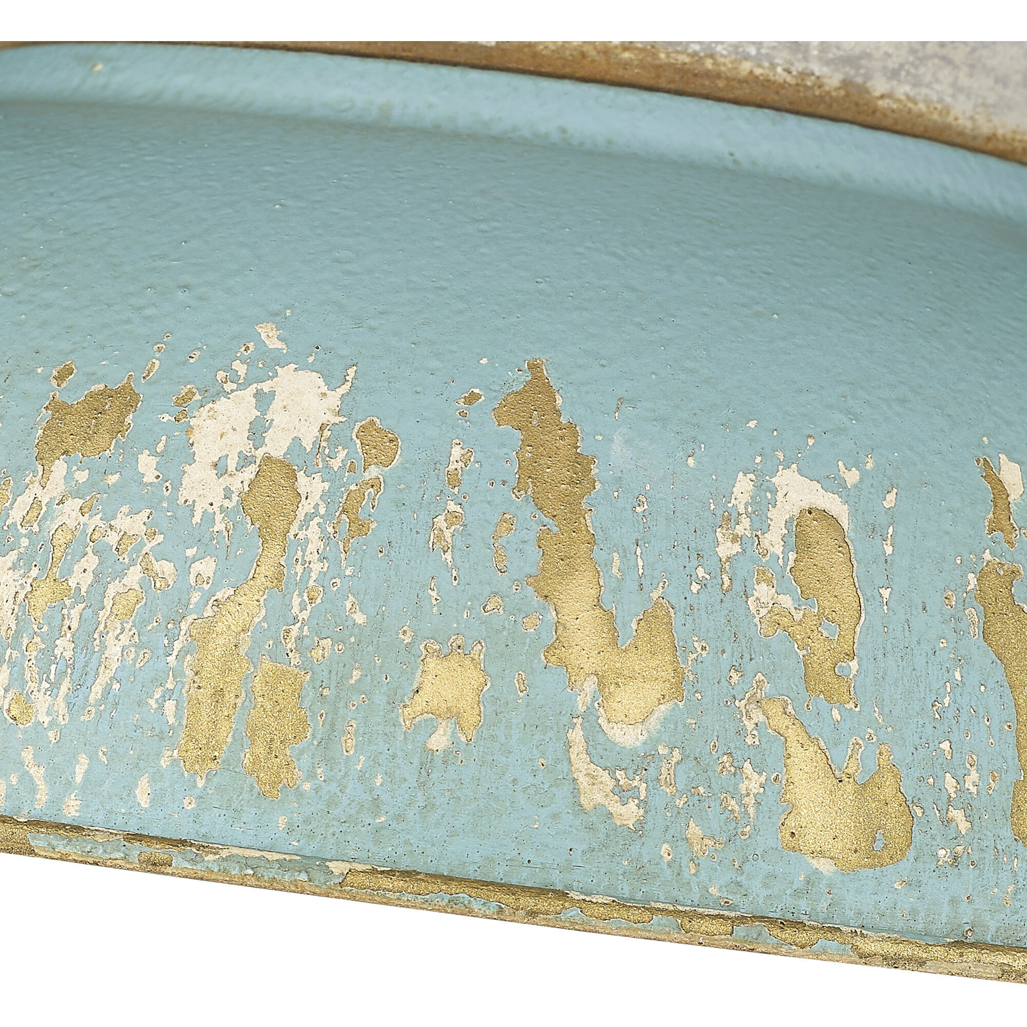 Kinsley 2 Light 14 inch Aged Galvanized Steel Flush Mount Ceiling Light in Antique Teal