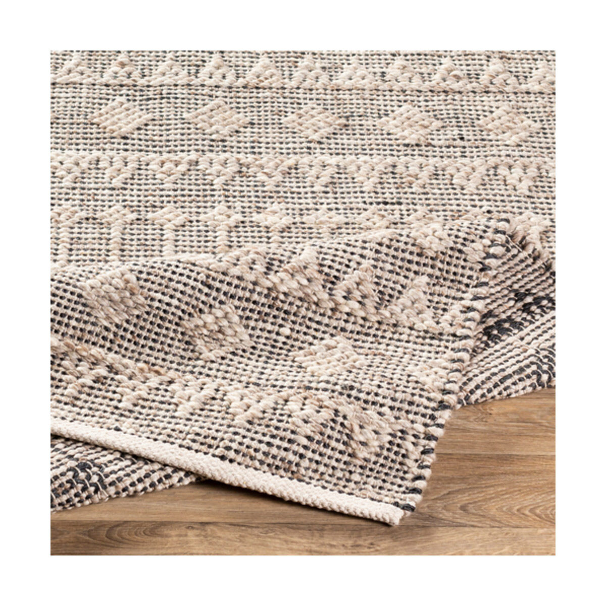 Ingrid 156 X 108 inch Light Beige Rug in 9 x 13, Rectangle