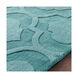 Central Park 93 X 93 inch Medium Green/Teal Handmade Rug, Round