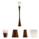 Espresso 68 inch 150 watt Walnut Floor Lamp Lantern Portable Light