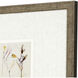 Florals Collection Green Framed Art