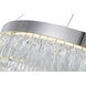 Canada LED 32 inch Chrome LED Chandelier Ceiling Light