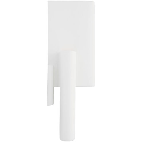 Kelly Wearstler Lotura LED 6 inch Museum White Intersecting Sconce Wall Light