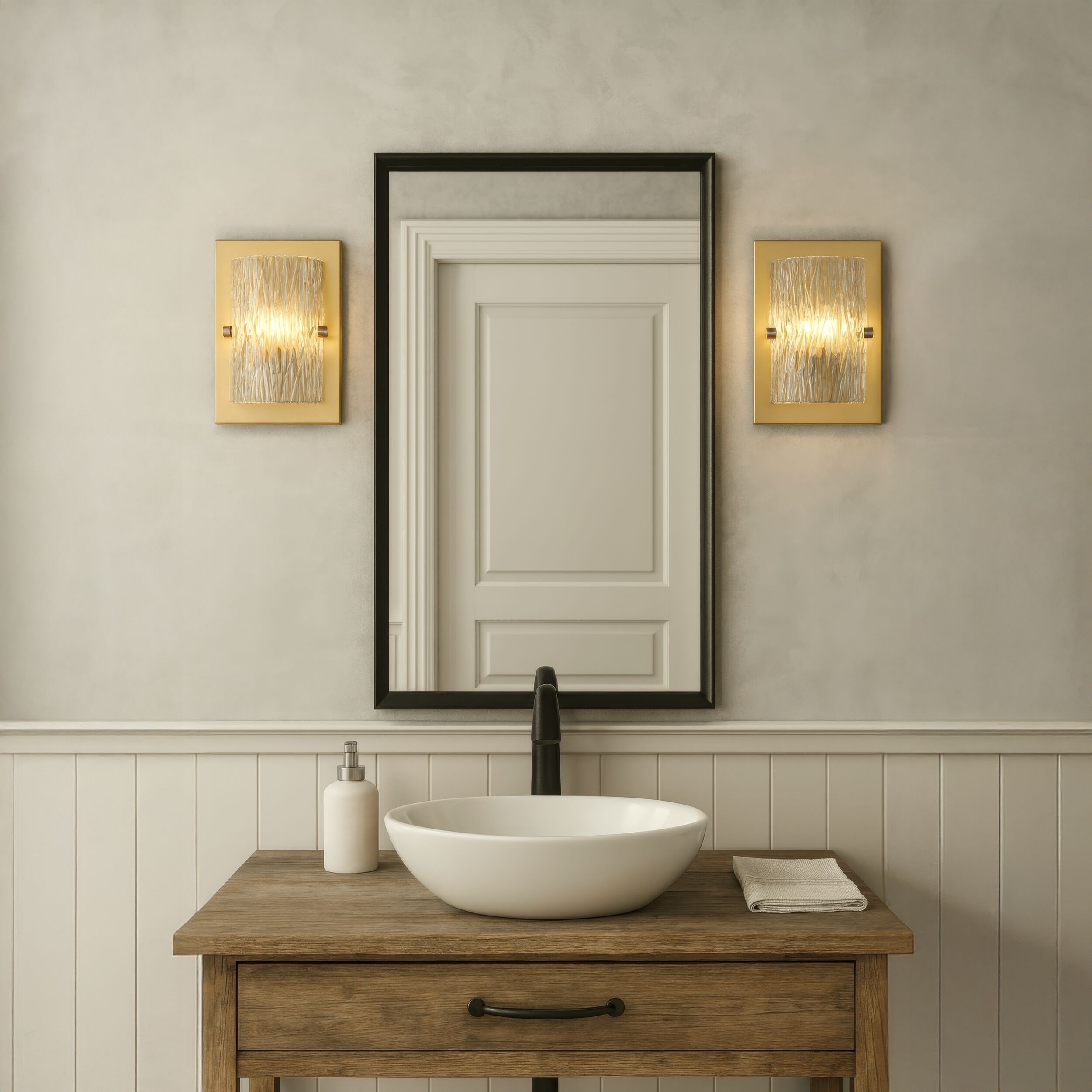 Morgan 1 Light 7.5 inch Satin Brass ADA Wall Sconce Wall Light
