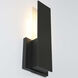 Annette 1 Light 12 inch Satin Black Outdoor LED Wall Sconce