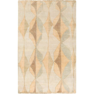 Libra One 36 X 24 inch Neutral and Brown Area Rug, Wool