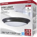Brentwood Integrated LED Bronze LED Disk