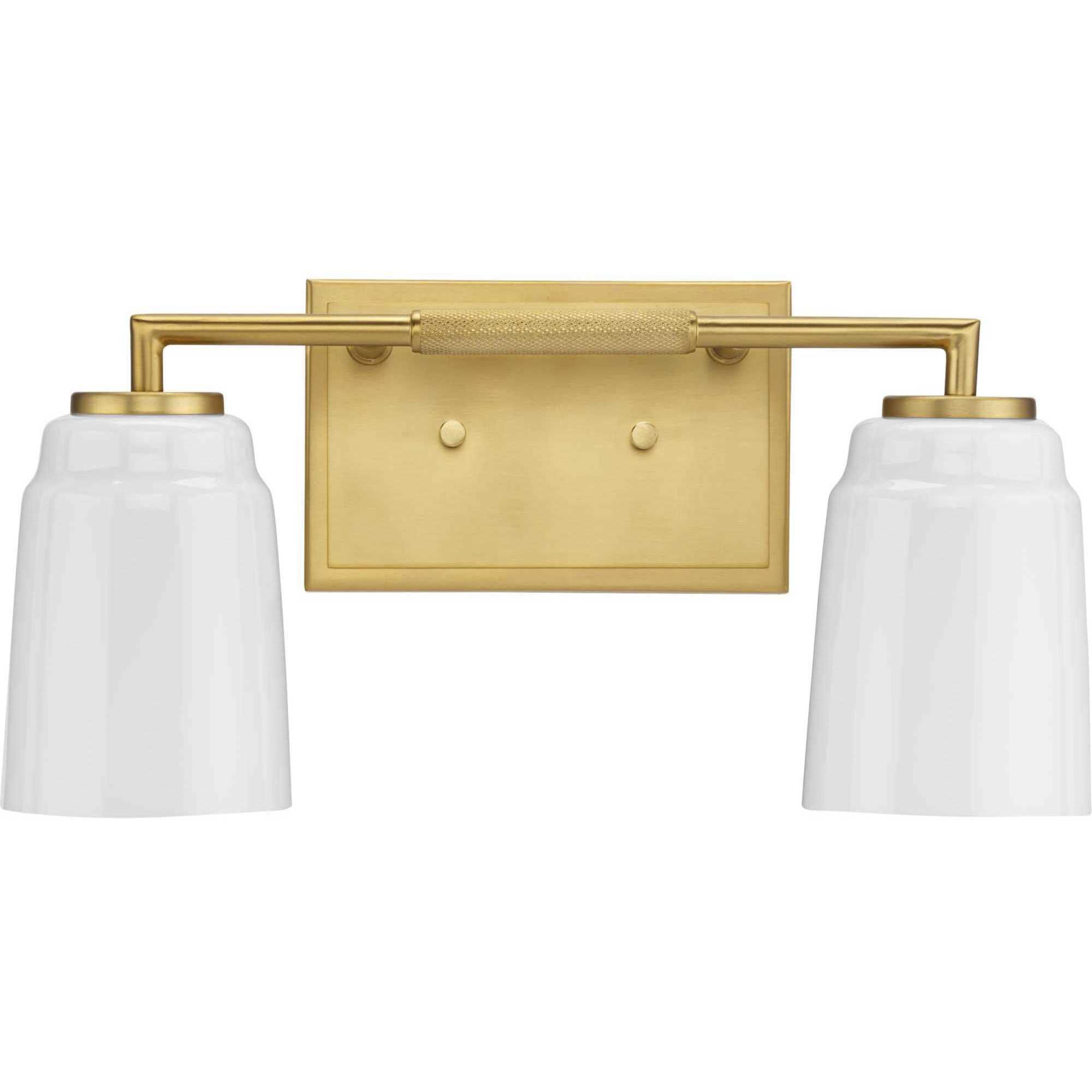Spenser 2 Light 15.62 inch Brushed Gold Vanity Light Wall Light