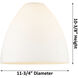 Edison Bristol Glass 1 Light 12 inch Brushed Satin Nickel Semi-Flush Mount Ceiling Light in Clear Glass