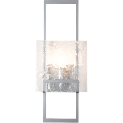 Geo Sconce Wall Light in Bronze, Frosted