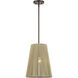 Florell 1 Light 12 inch English Bronze Pendant Ceiling Light