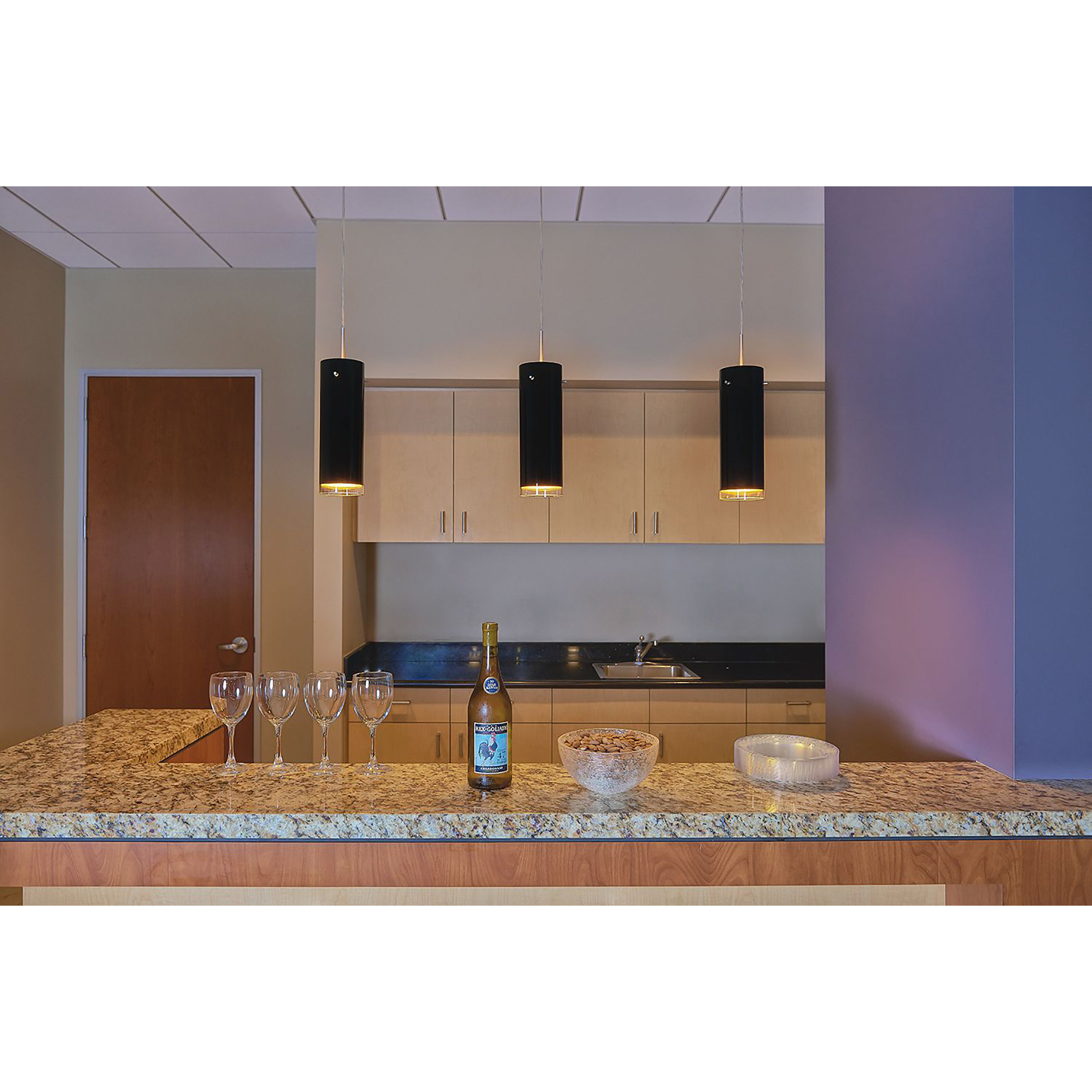 Cyrus 4 inch Chrome Pendant Ceiling Light in Chrome/Black, Black Outer/Gold Inner Glass