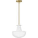 Molly 1 Light 12 inch Lacquered Brass Pendant Ceiling Light