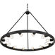 Castile 12 Light 40 inch Matte Black Chandelier Ceiling Light