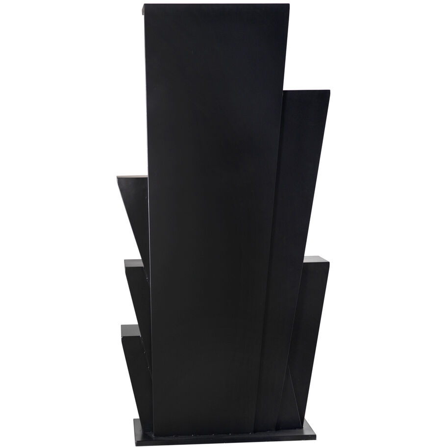 Zelda Matte Black Bookcase