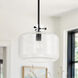 Brighton 1 Light 12 inch Matte Black Pendant Ceiling Light