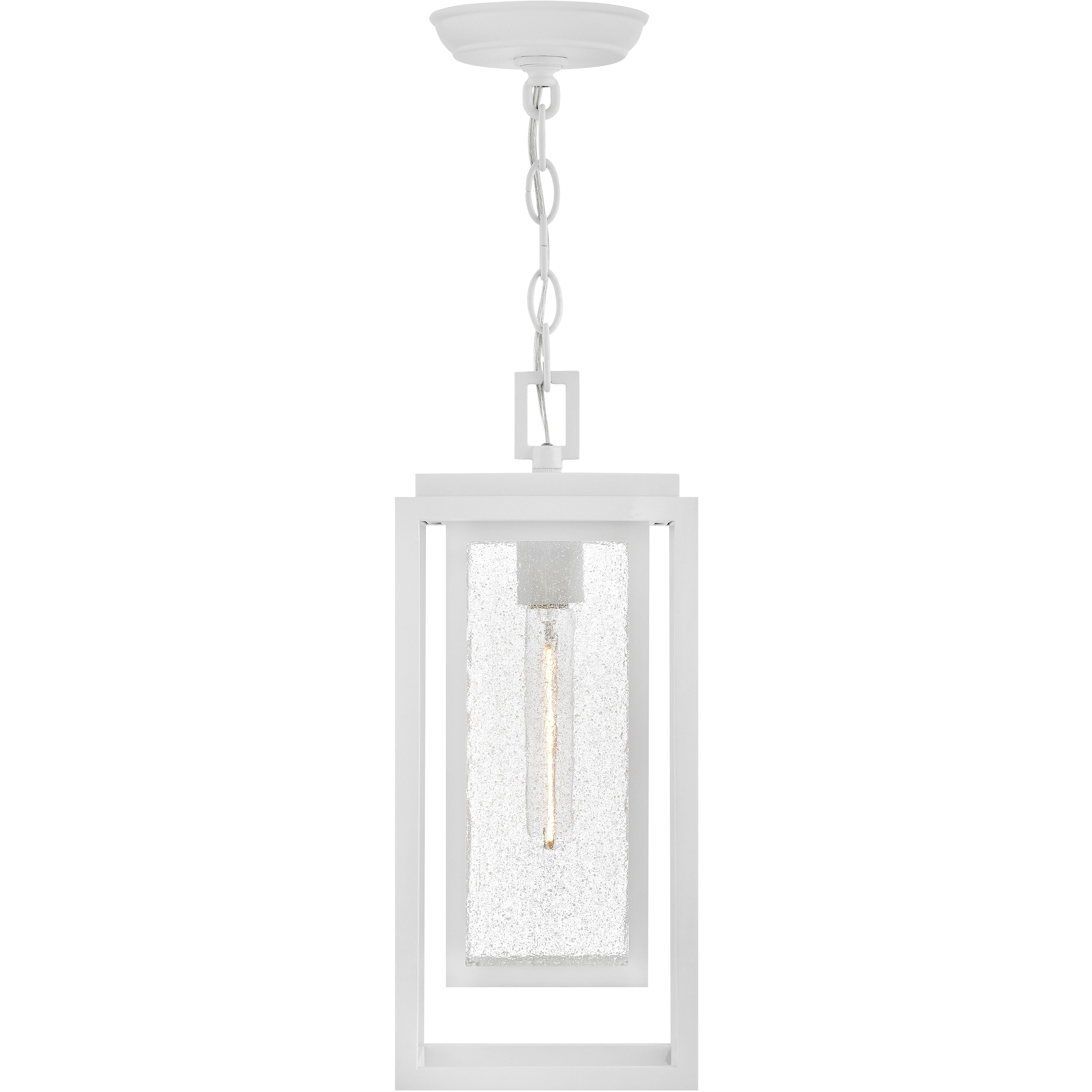 Coastal Elements Estate Series Republic 1 Light 7 inch Textured White Outdoor Hanging