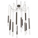 Axis XL LED 11 inch Flat Bronze Swag Multi-Pendant Ceiling Light