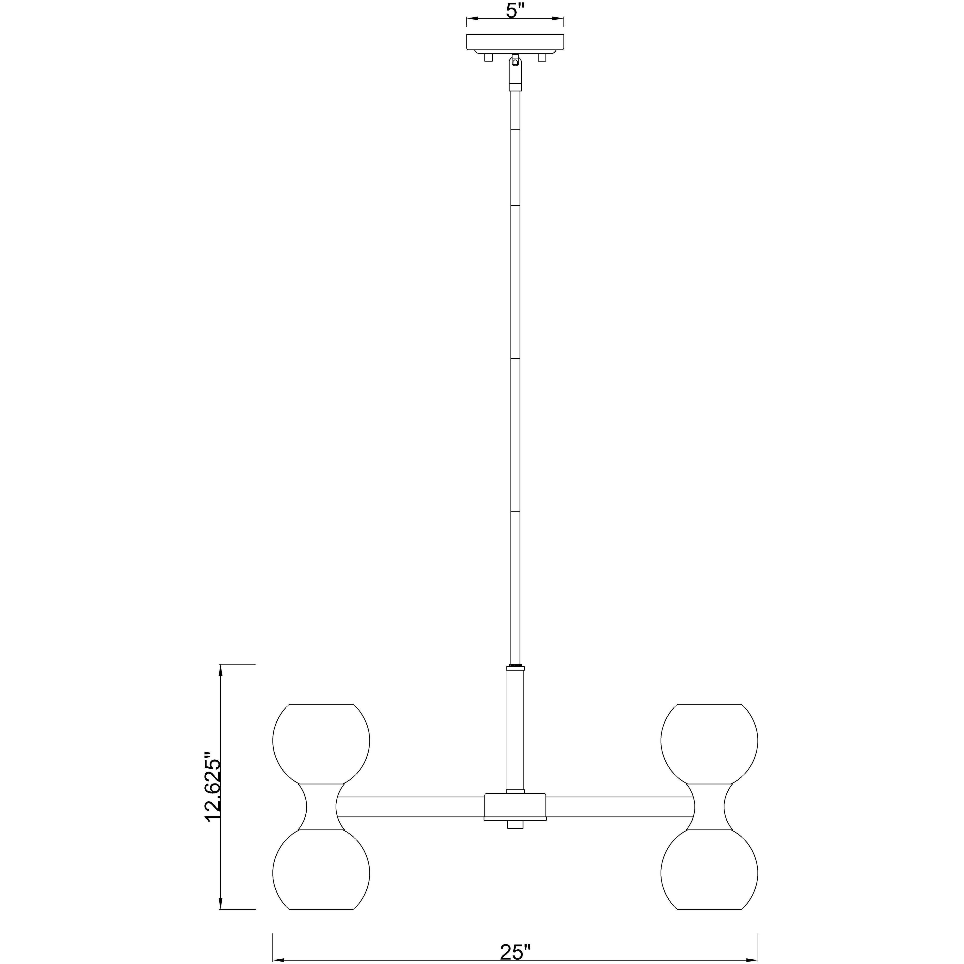 Artemis 10 Light 25 inch Matte Black Chandelier Ceiling Light