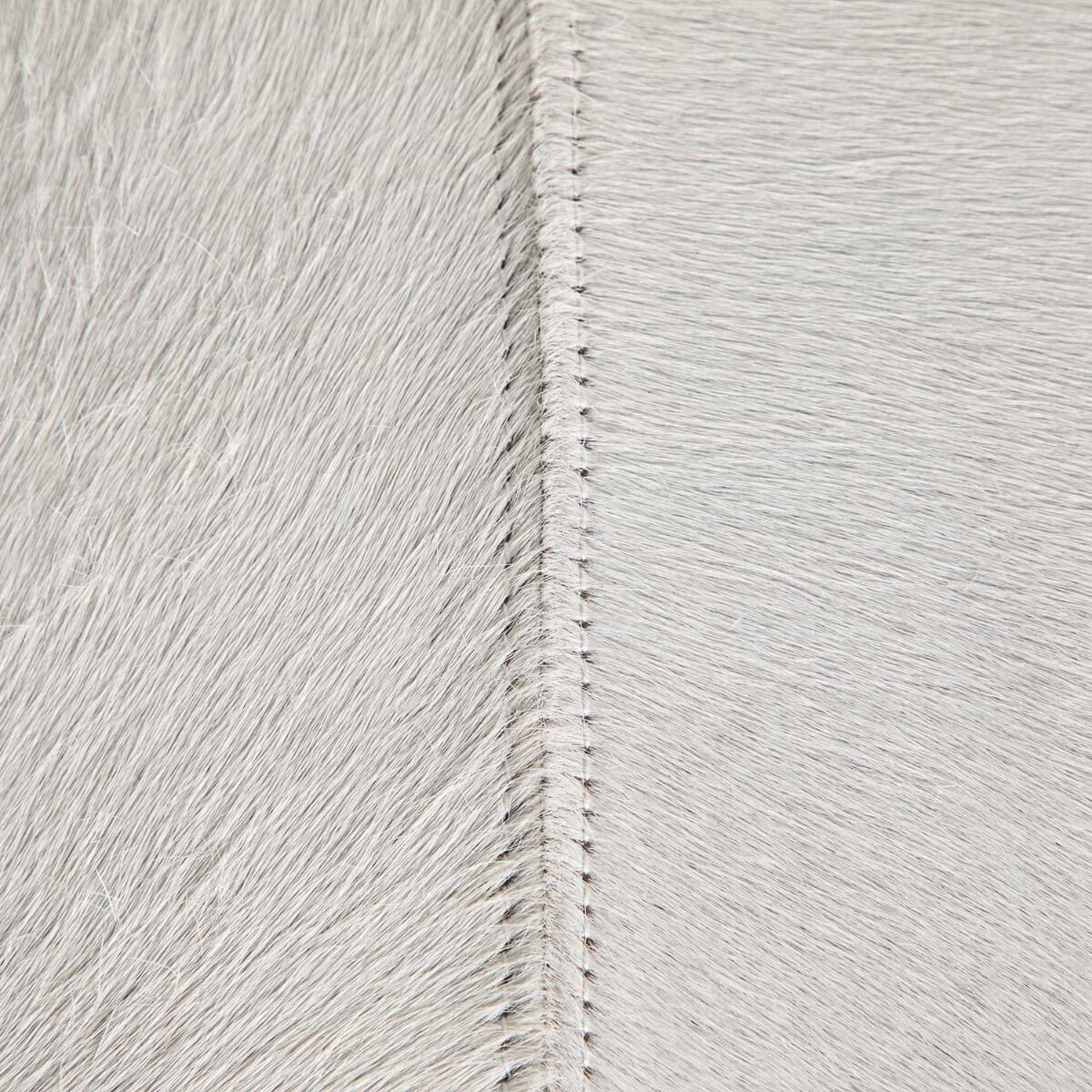 Lambeth Antique Aged Brass / Natural Ivory Hide Bench