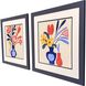 Matisse Bouquet Blue and Yellow and Red and Multi Framed Art, Propac