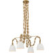 Cordon 4 Light 40 inch Legacy Brass Pendant Ceiling Light