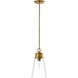 Wentworth 1 Light 7.5 inch Rubbed Brass Pendant Ceiling Light