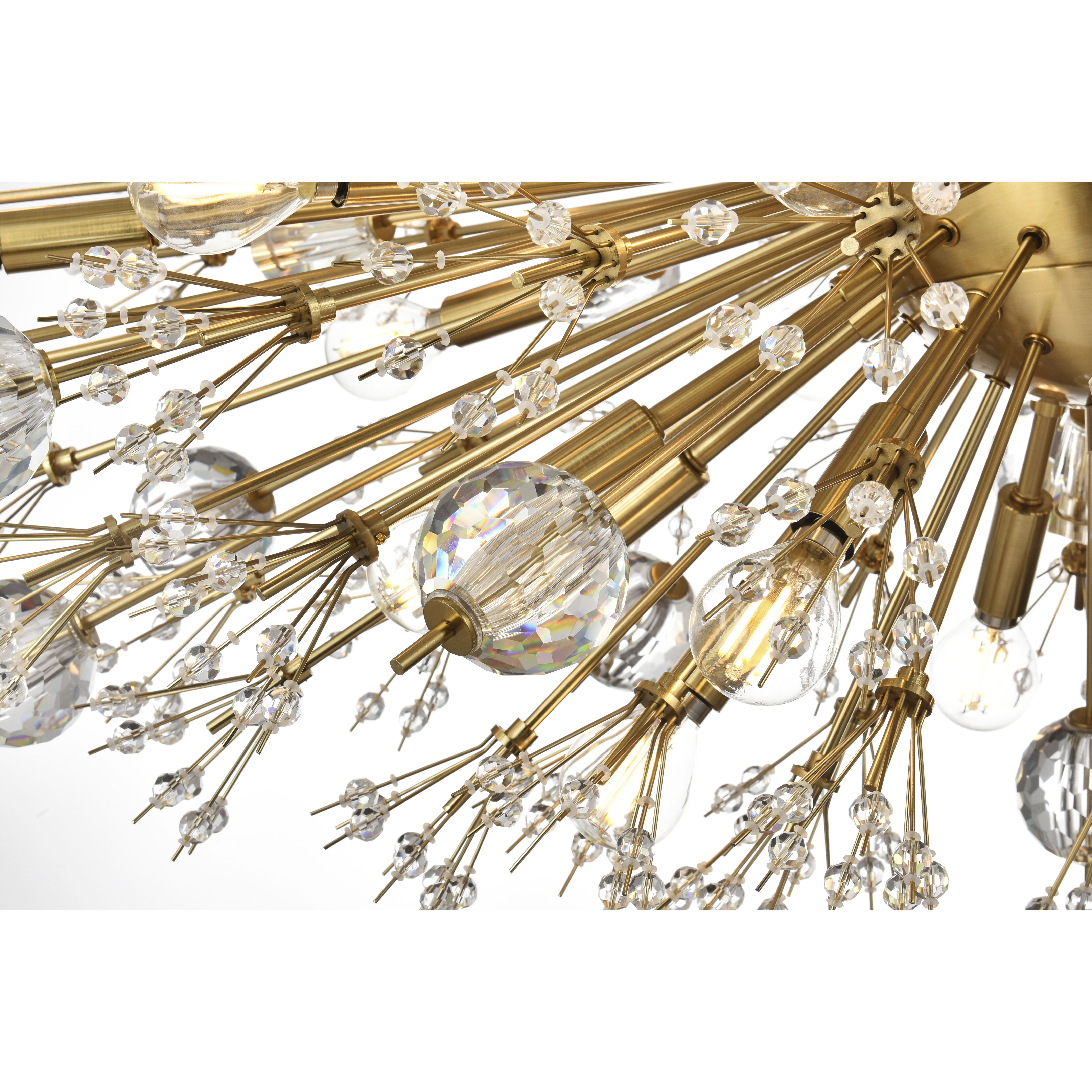 Vera 38 Light 42 inch Gold Pendant Ceiling Light