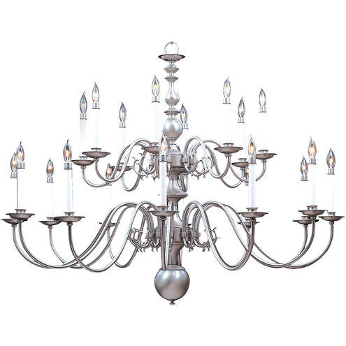 Jamestown 20 Light 48 inch Polished Brass Foyer Chandelier Ceiling Light
