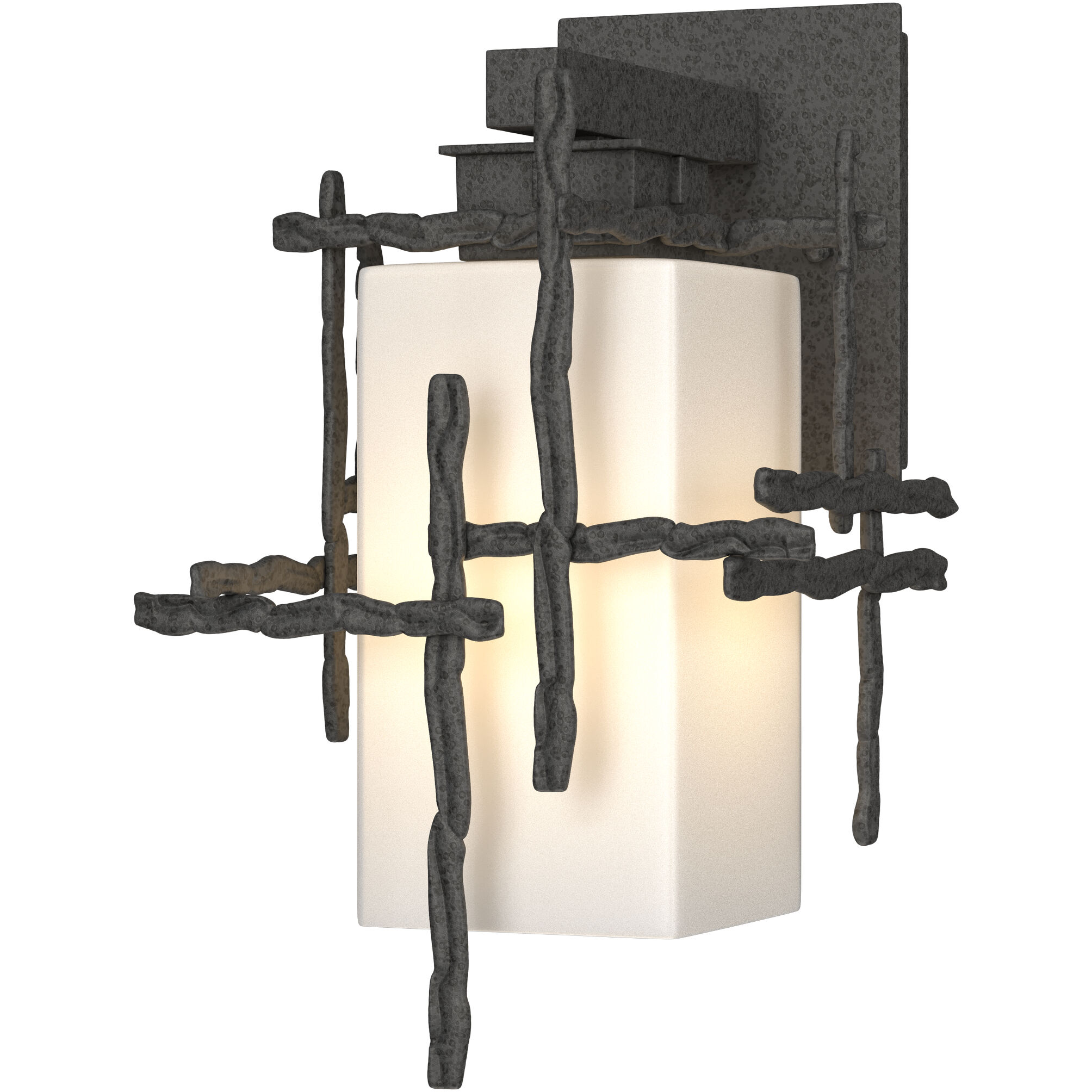 Tura 1 Light 13.6 inch Coastal Natural Iron Outdoor Sconce, Small