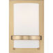 Fieldale Lodge 1 Light 7 inch Honey Gold ADA Wall Sconce Wall Light