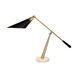 Hunlock 22 inch 40 watt Gold Table Lamp Portable Light