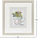 Herb & Wildflower II Green and Multi and Gray and Pink Framed Art, Propac
