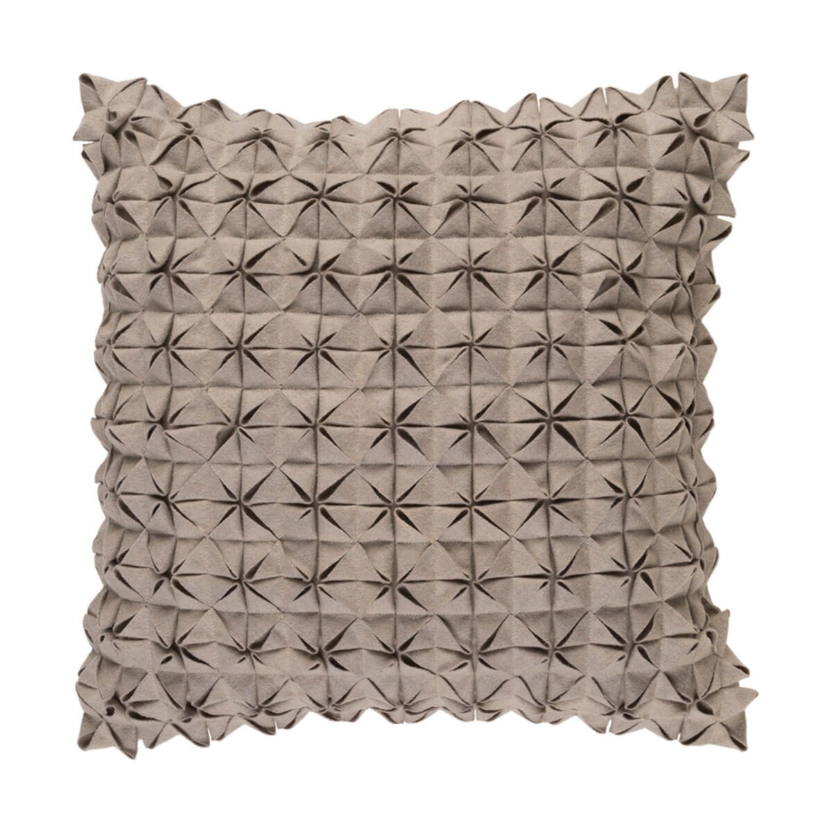 Structure 20 X 20 inch Taupe Throw Pillow