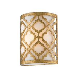 Arabella 1 Light 10 inch Distressed Gold Wall Sconce Wall Light, Gilded Nola