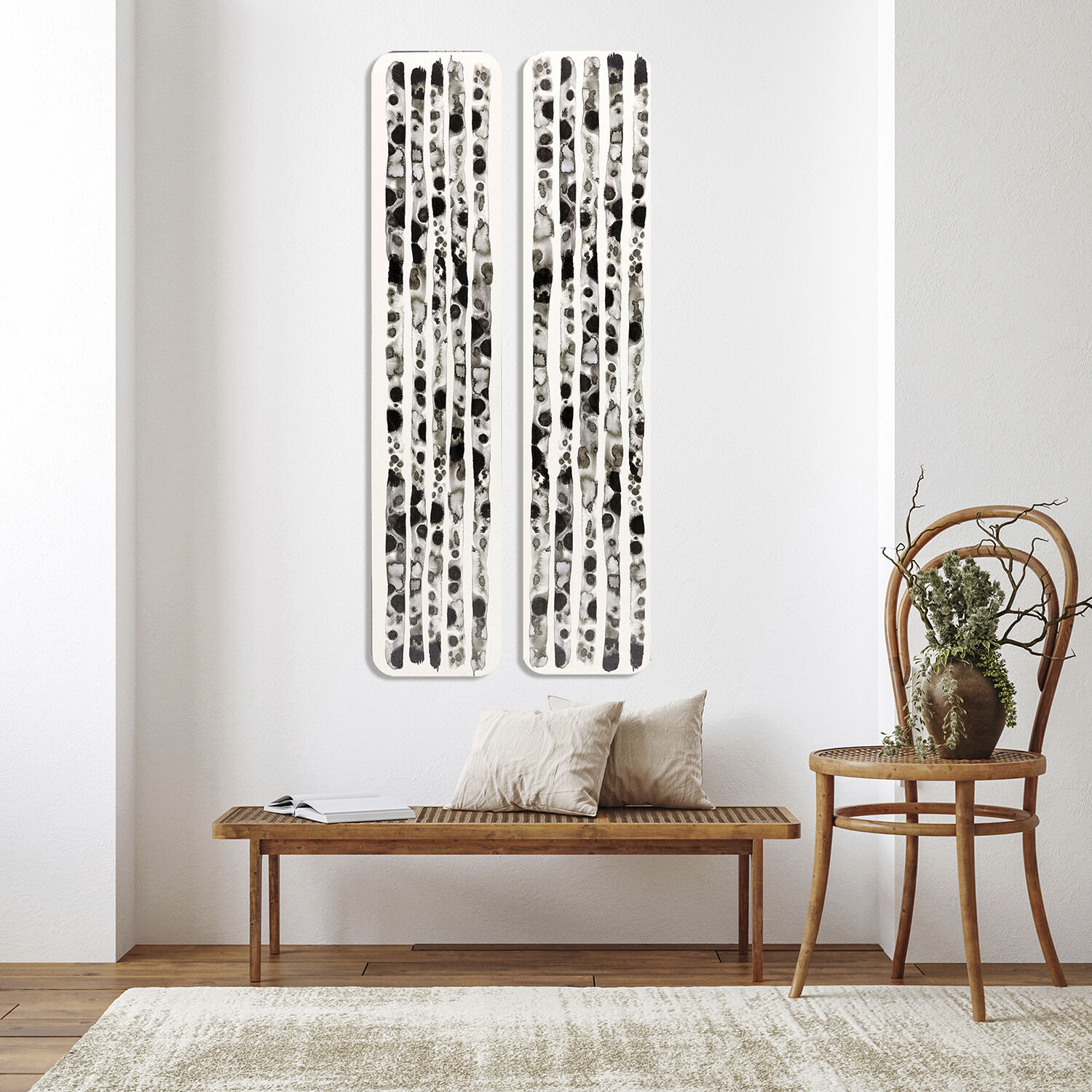 Metaphysical Wall Sculpture Black and Neutral and White Wall Sculpture, The Studio