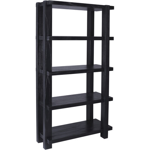 Riviera Checkmate Black Bookshelf