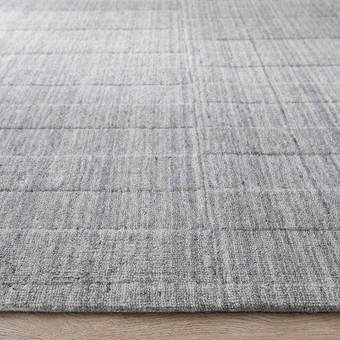 Kirti 130 X 94 inch Light Grey Rug in 8 x 11