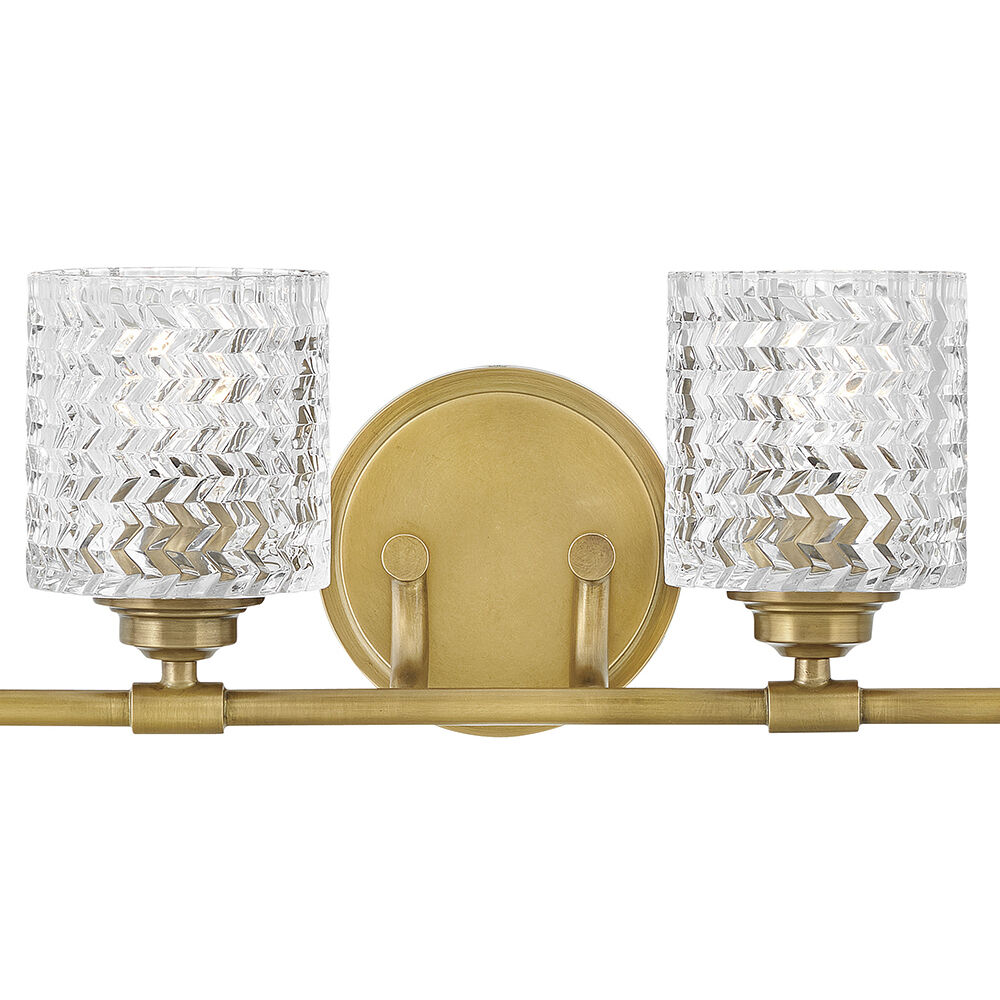 Elle 4 Light 32 inch Heritage Brass Vanity Light Wall Light