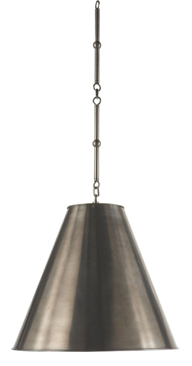 Visual Comfort Thomas O'Brien Goodman 1 Light 18 inch Antique Nickel Pendant Ceiling Light in (None) TOB5091AN-AN - Open Box