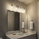 Winslow 4 Light 30 inch Brushed Nickel Wall Mt Bath 4 Arm Wall Light 
